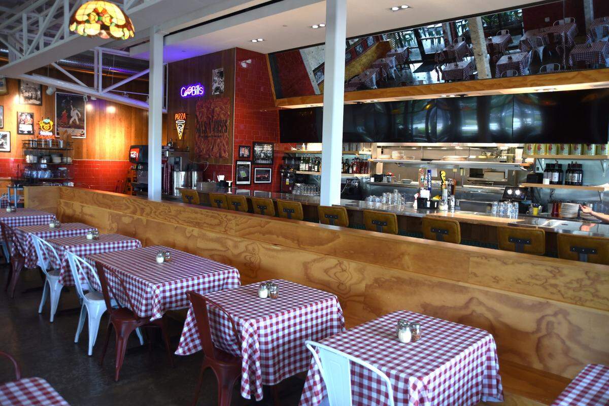 Dino’s Pizza will be the first restaurant in Matt Kelly’s hospitality group to have a TV.
