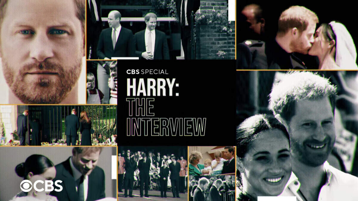 CBS presents “Harry: The Interview,” a one-hour primetime special featuring the first United States telecast of the Duke of Sussex’s extensive sit-down with ITV journalist Tom Bradby.