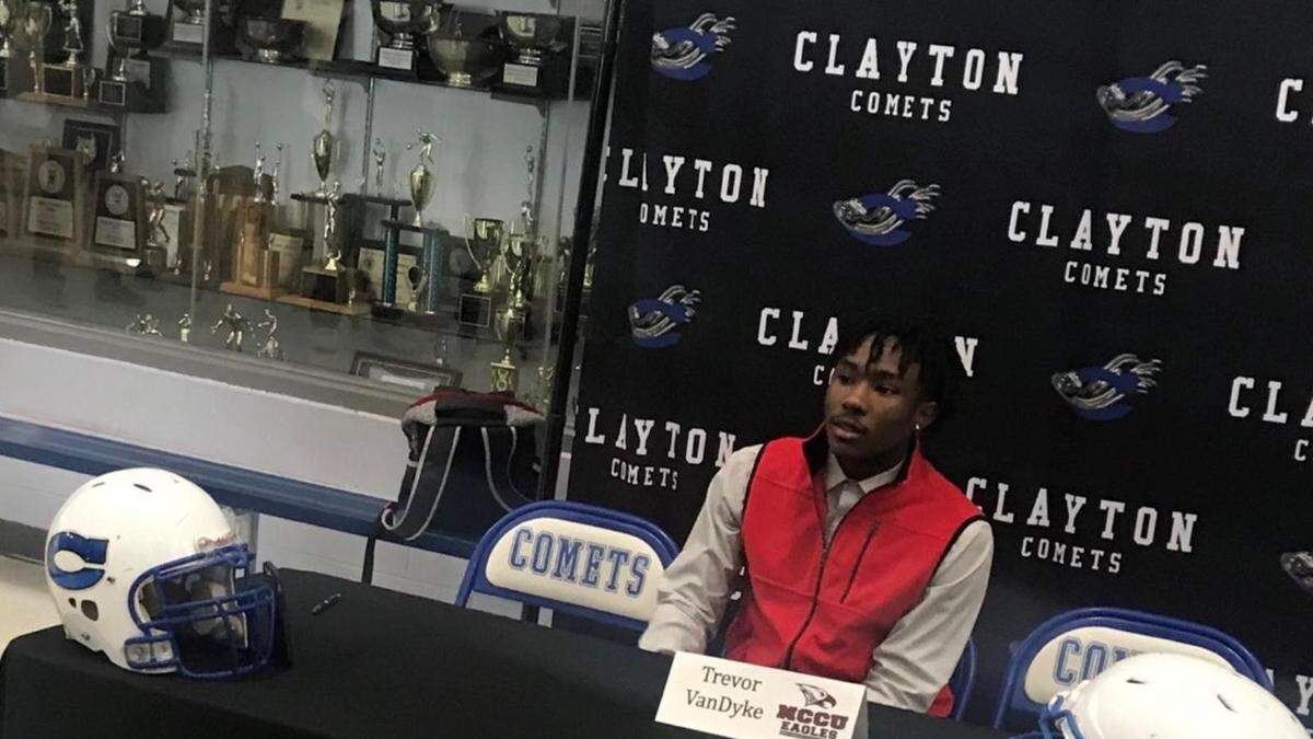 Trevor VanDyke played for the Clayton High School Comets before coming to N.C. Central University in Durham in the fall semester of 2019.