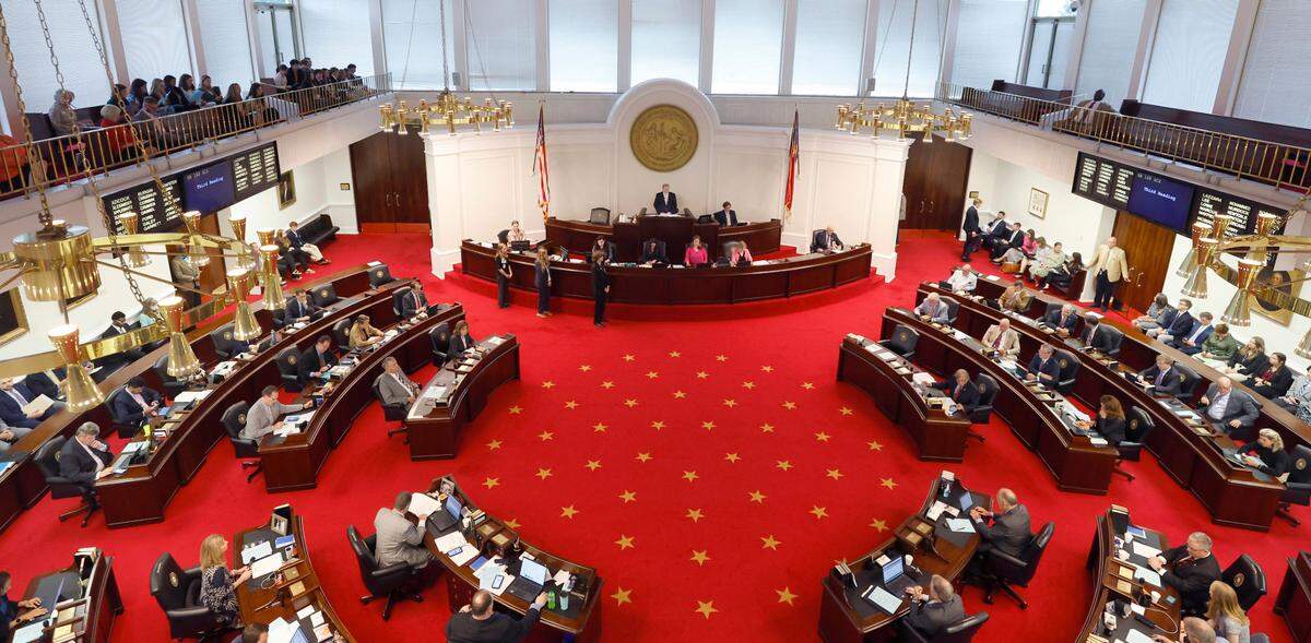 The N.C. Senate convenes at the N.C. Legislative Building in Raleigh, N.C., Tuesday, June 20, 2023.