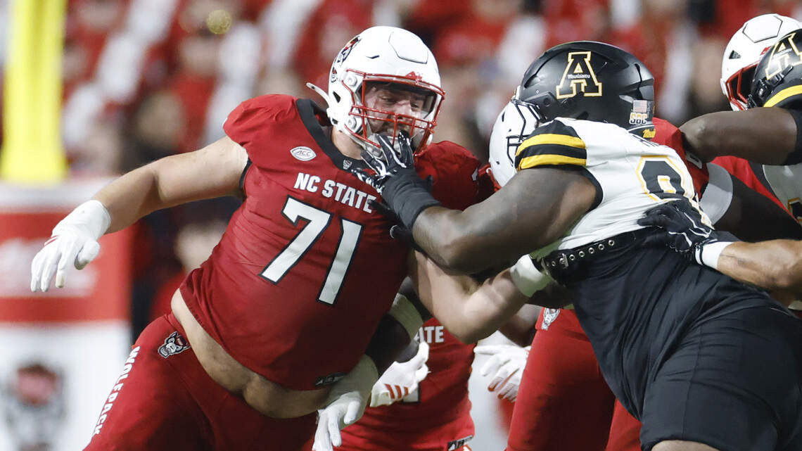 Once uncertain of his future, an NC State lineman has become a key starter