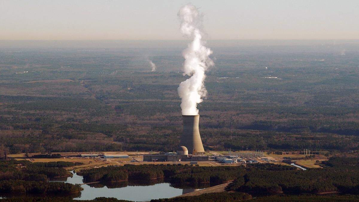 Duke Energy could get more flexibility in meeting carbon reduction goals. Pictured is Duke Energy’s Shearon Harris nuclear power plant in New Hill, south of Raleigh.