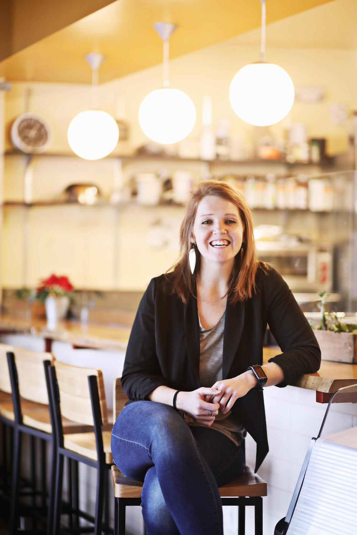Maggie Kane, the founder of the pay-what-you-can cafe A Place at the Table in downtown Raleigh, during closed hours on Monday, January 7, 2019. Kane runs the unique non-profit cafe in an effort to fight hunger and the stigma of homelessness.
