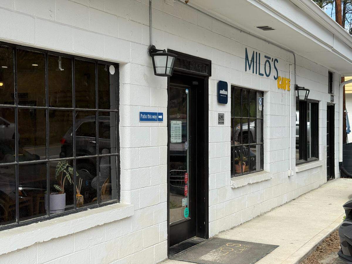 Milo’s Cafe opened in Morrisville in 2024, transforming an old motorcycle shop into a European-style cafe.