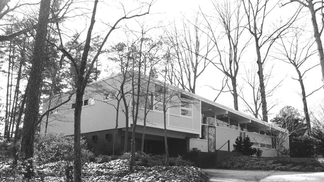 The modernist house at 606 Transylvania Ave., designed by NC State University’s George Matsumoto for and with his colleague Bill Weber, will soon be demolished.