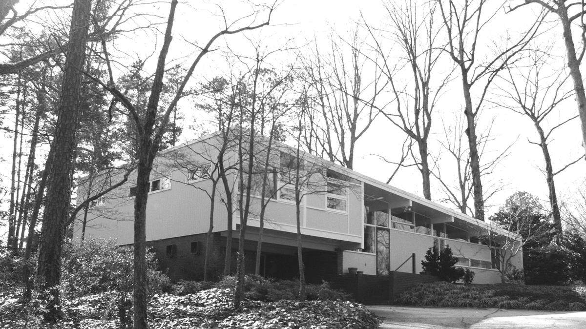 The modernist house at 606 Transylvania Ave., designed by NC State University’s George Matsumoto for and with his colleague Bill Weber, will soon be demolished.