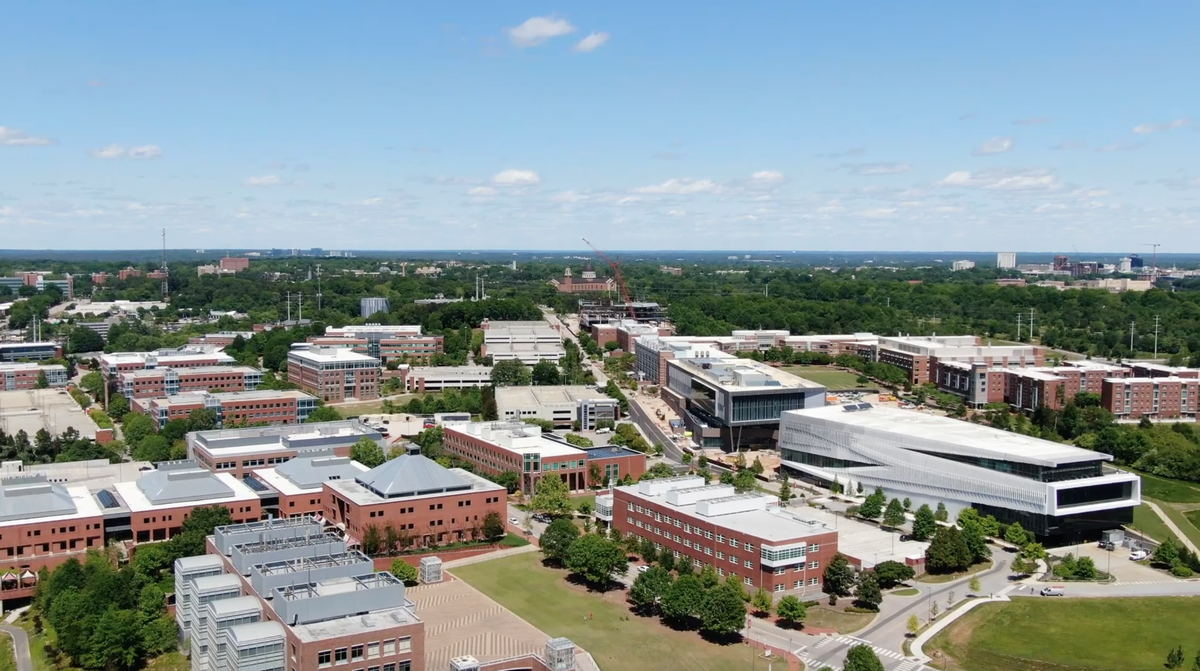 N.C. State University’s Centennial Campus is home to many technology companies, including Bandwidth. 