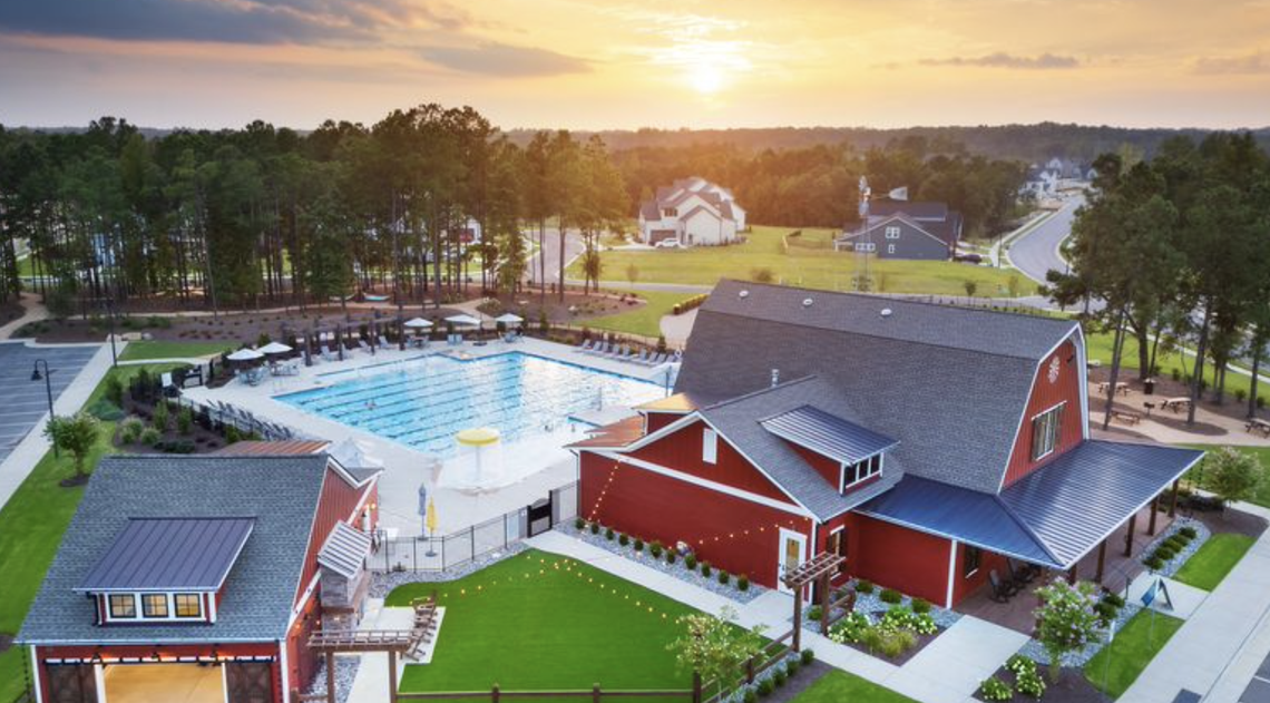 A rendering of Altis at Serenity, a new 500-acre planned community in Fuquay-Varina offering 425 homes for adults ages 55. Developed by Tri Pointe Homes, it’s set to open in spring 2025.