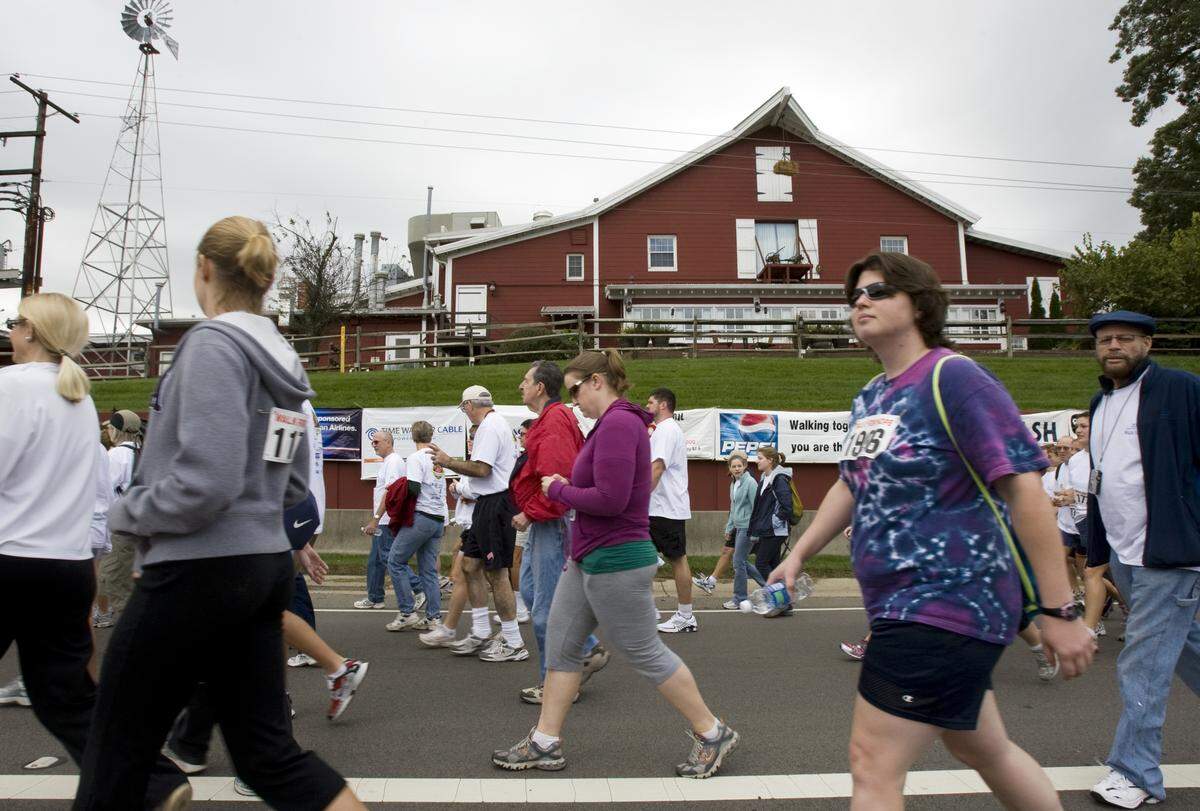A file photo of Raleigh’s annual Thad & Alice Eure Walk for Hope. The charity event has raised money for mental health projects and displays solidarity with family, friends and community members living with mental illness. 