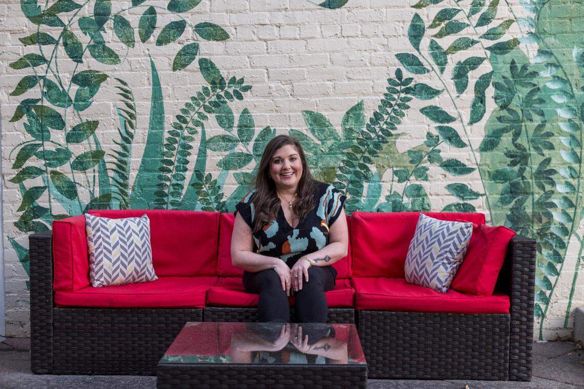 Jordan Santos, a former Sup Dogs employee, photographed on Tuesday, January 30, 2024 in downtown Grenville, N.C. Santos won $10,000 in a game of tag that was featured in a MrBeast YouTube video.