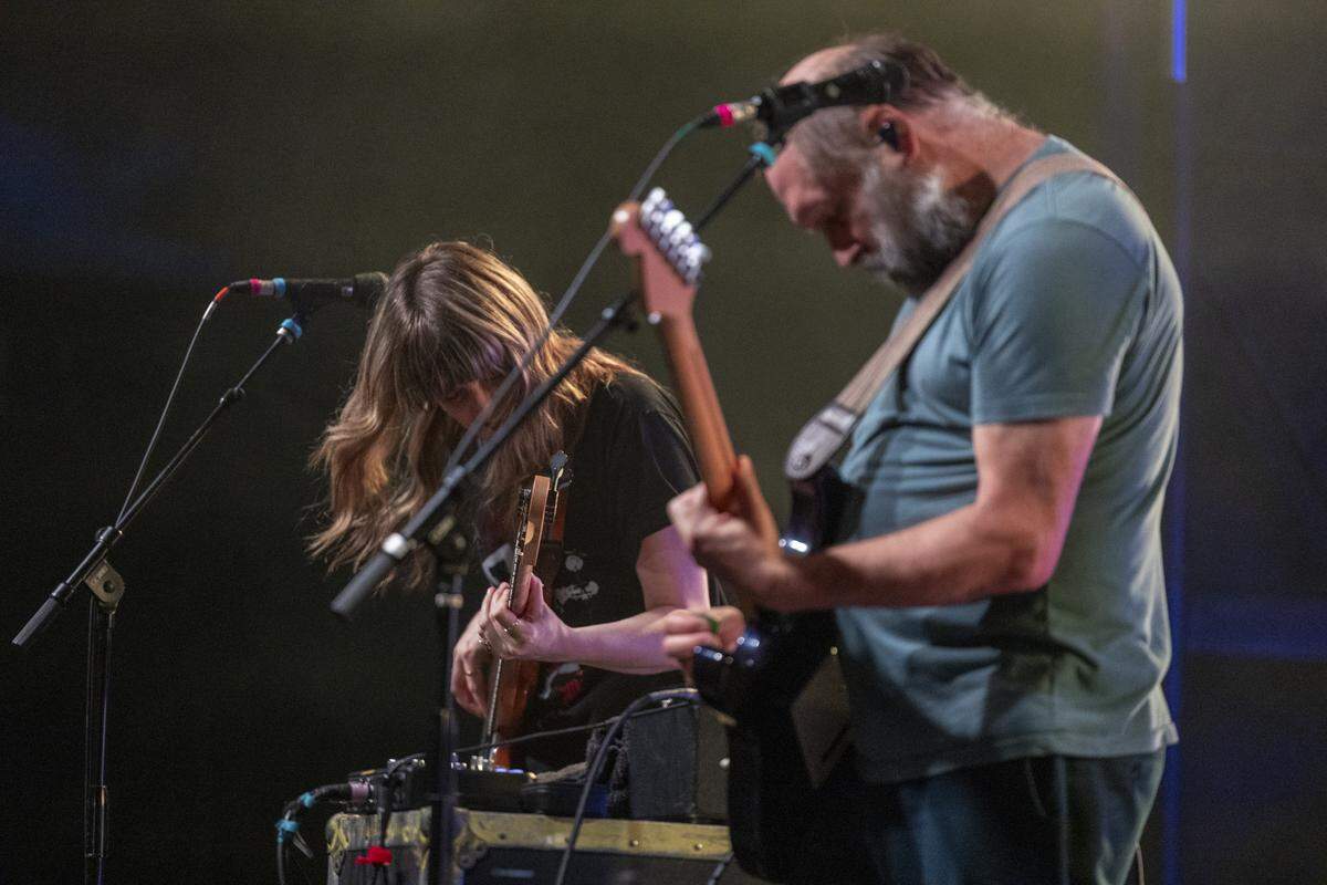 Built to Spill performs Moore Square during Day 1 of the 15th annual Hopscotch Music Festival in downtown Raleigh on Thursday, Sept. 4, 2025.