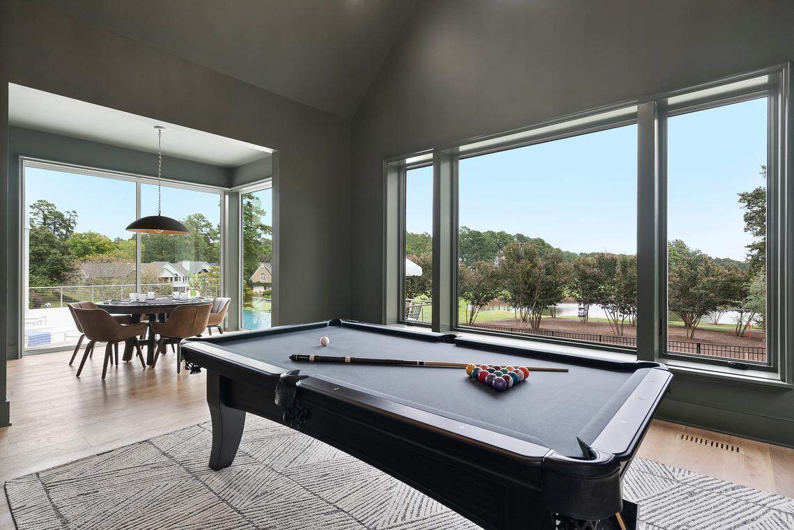 This 5-bed, 7-bath house is listed for nearly $7 million in North Ridge, Raleigh.