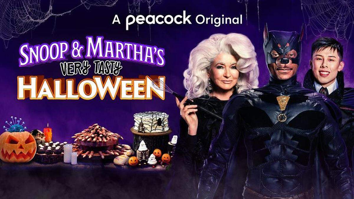 “Snoop & Martha’s Very Tasty Halloween” special lands Oct. 21 on Peacock streaming.