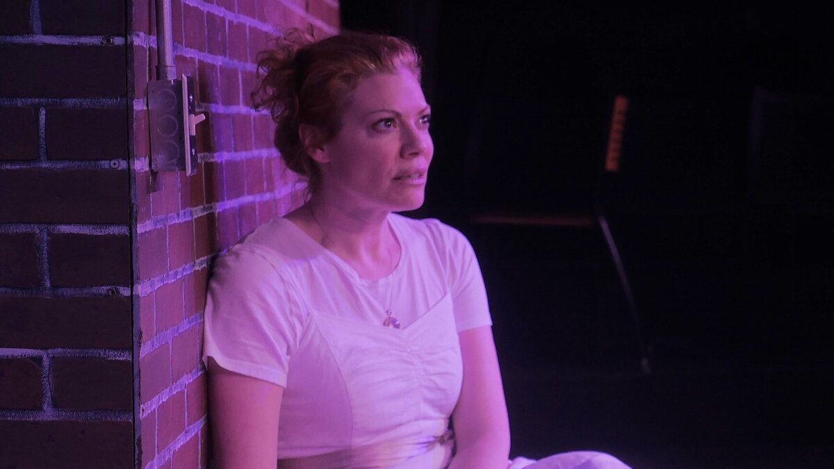 Danielle Koppel as Anna in Sonorous Road Repertory Company’s “Burn This.”