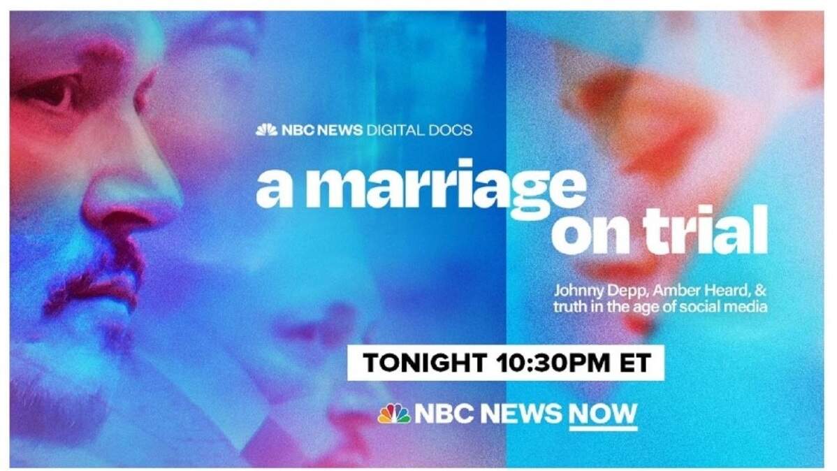 “A Marriage on Trial: Johnny Depp, Amber Heard and Truth in the Age of Social Media” airs on NBC News NOW on July 13, 2022.