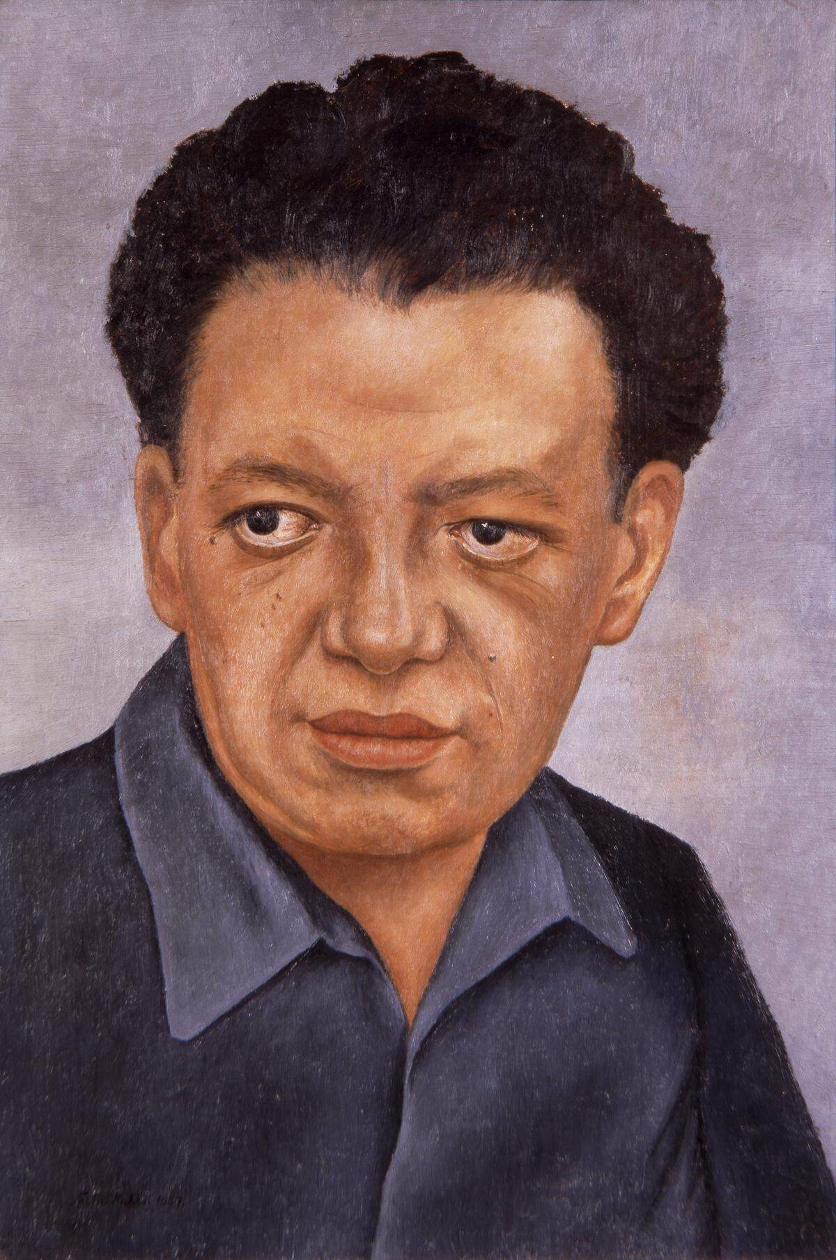 Frida Kahlo, Portrait of Diego Rivera, 1937