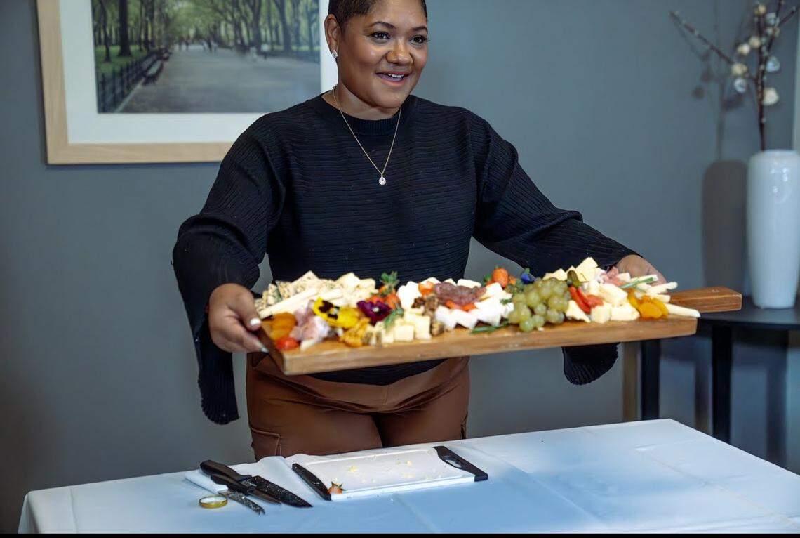 Tiana Davis and her husband Bruce own and operate Onboard Catering and Charcuterie.