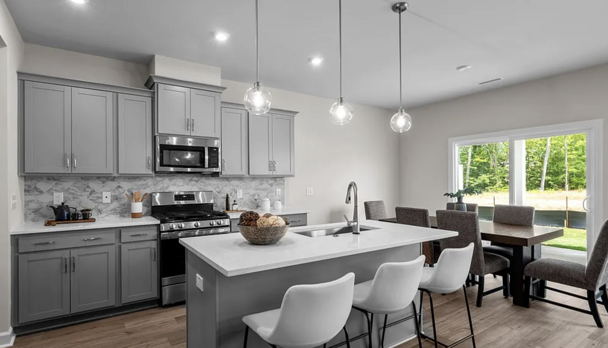 Inside a move-in ready home in Tri Pointe Homes’ new neighhorhood called Tredenham at 501 Brittany Ct. in Durham.