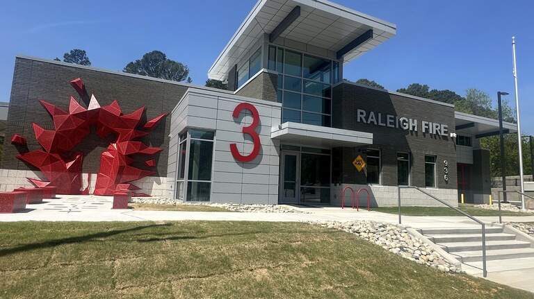 You have a chance to see Raleigh’s newest fire station, inside and out