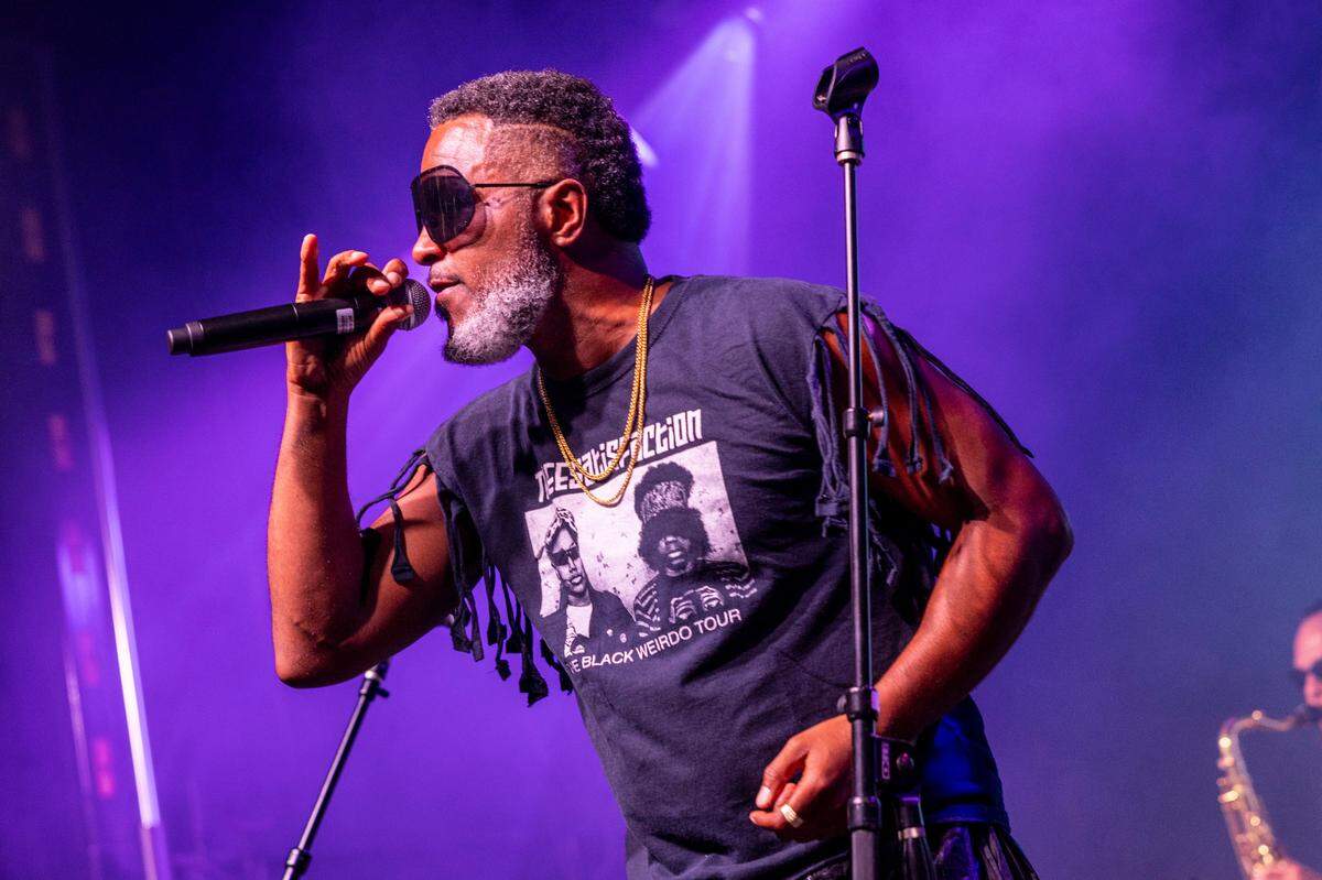 The Digable Planets perform Day 2 of the Hopscotch Music Festival Friday, Sept. 8 2023 at City Plaza in Raleigh.