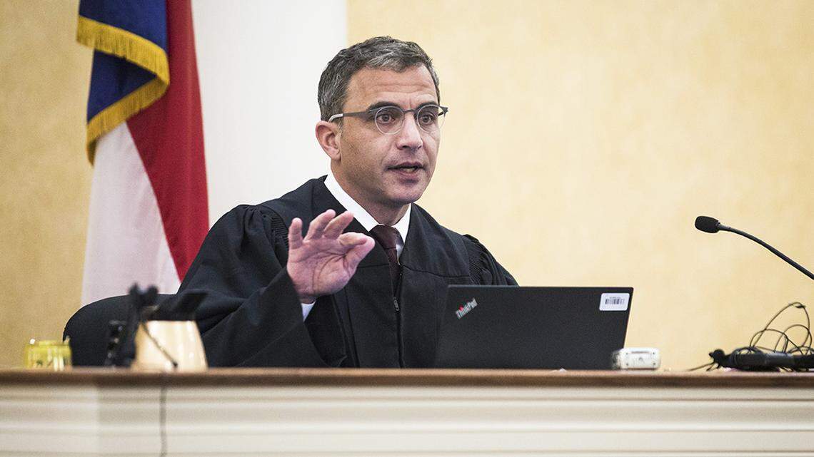 Orange County Superior Court Judge Allen Baddour, pictured here, voided a settlement on Wednesday, Feb. 12, 2020 that required UNC Chapel Hill to pay $2.5 million and give the Silent Sam Confederate monument to the Sons of Confederate Veterans.