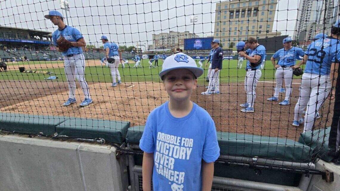 Burlington boy, leukemia survivor will cheer on UNC baseball in CWS title series