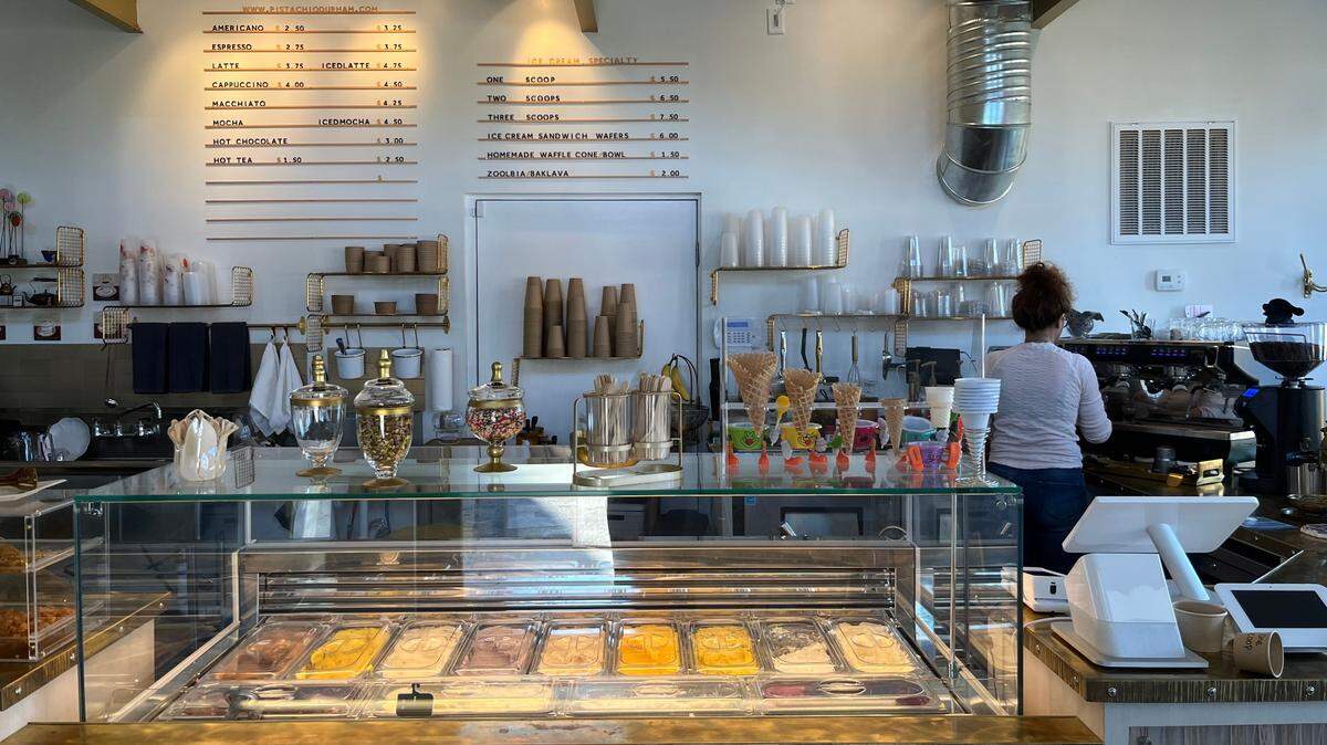 Pistachio Ice Cream opened in late 2023 in Durham.