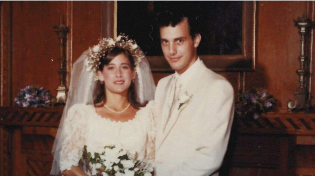 Robert Bierenbaum and Gail Katz-Bierenbaum in their wedding photo, as shown in a “20/20” report on Robert Bierenbaum’s murder of Gail.