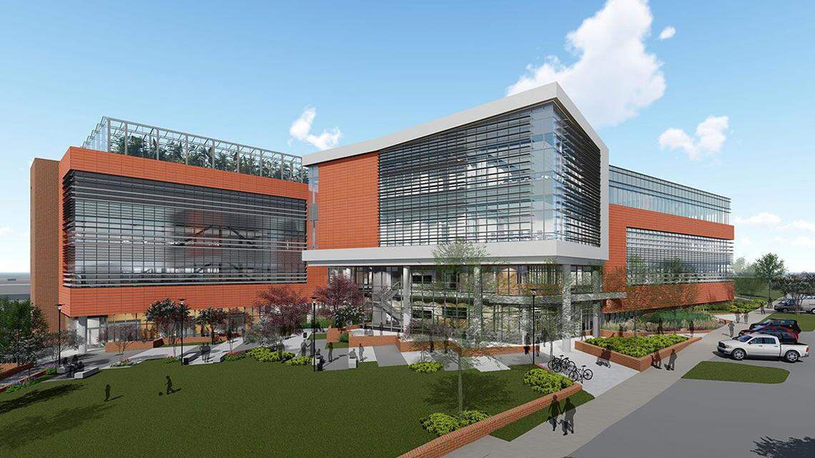 The future Plant Sciences Initiative building at N.C. State.