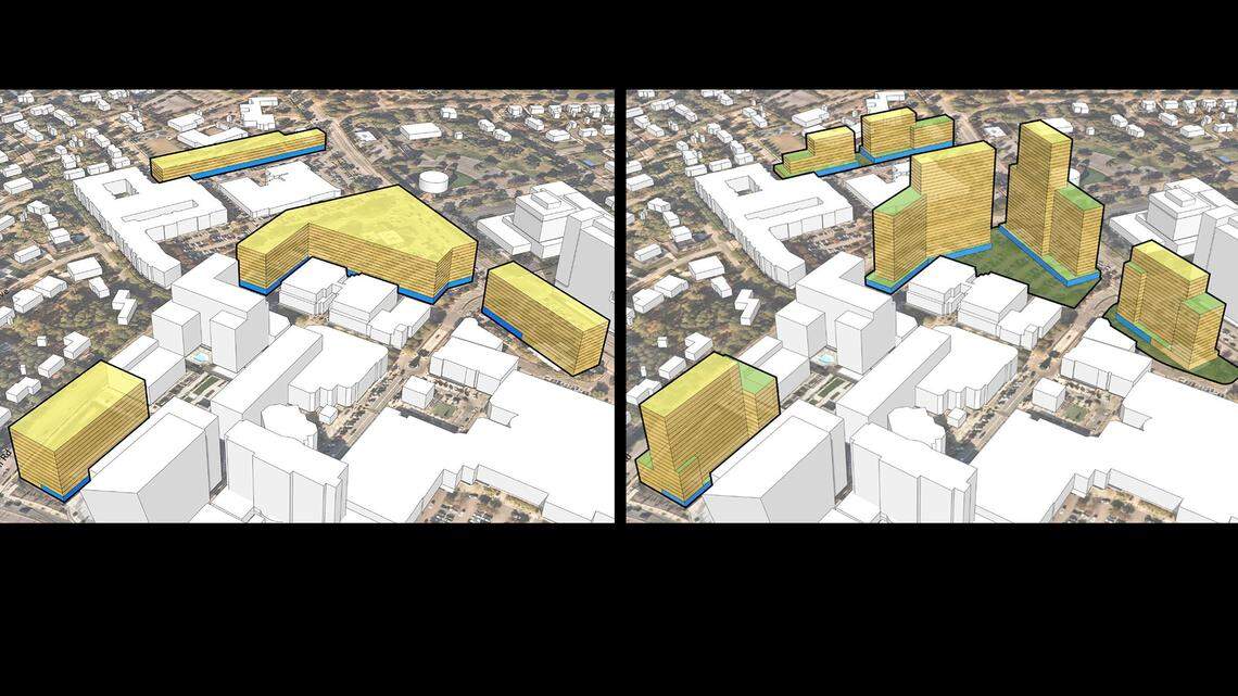 A look at what is allowed to be built in North Hills and want Kane Realty is proposing with a rezoning request.