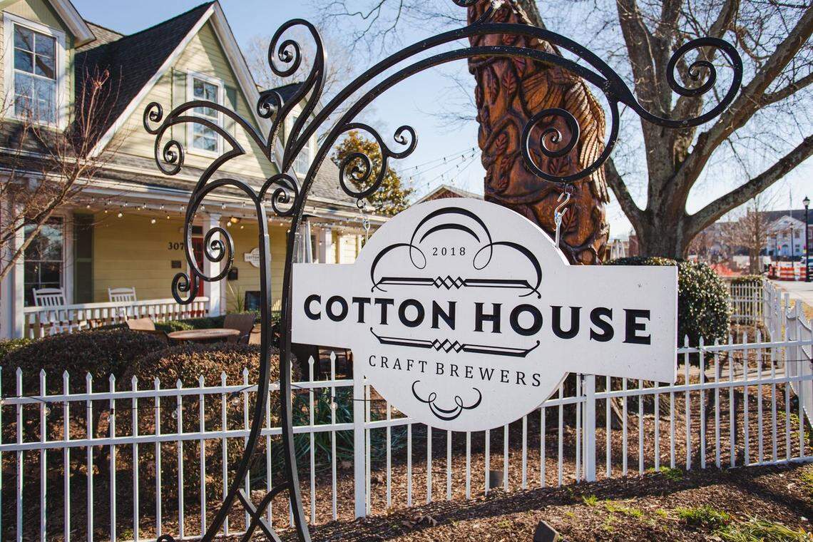 Built in 1990, The Cotton House was the home of William Pasmore and his family. The location became the site of the family-owned Cotton House Craft Brewers, which opened in 2018.