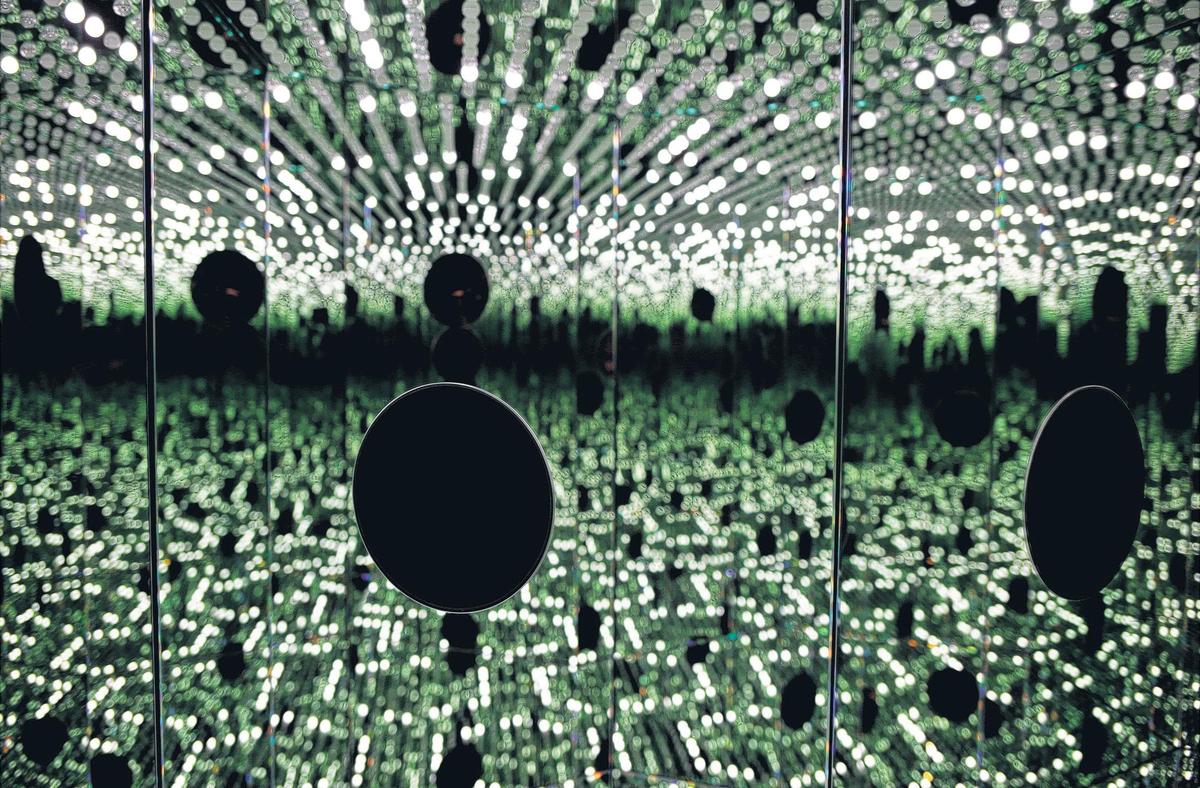 Yayoi Kusama’s “Light of Life” is part of the NC Museum of Art’s permanent collection. 