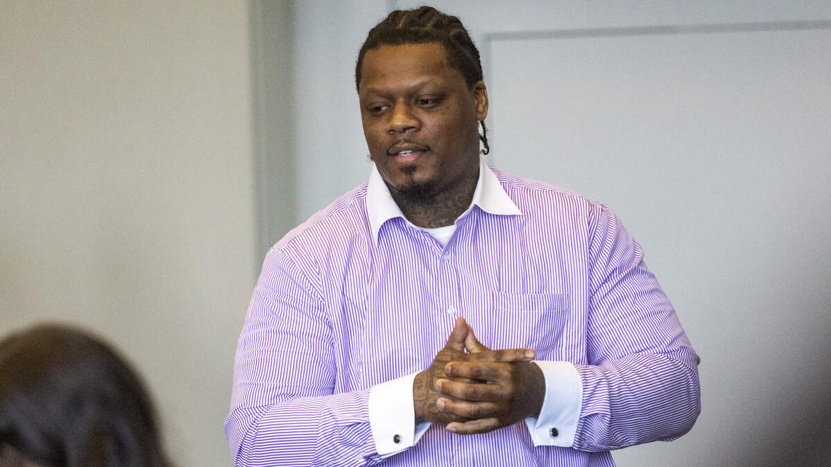 Darrius Lavale Tyson, 34, appears in Durham County Superior Court on Monday, June 29, 2026, before jury selection. Tyson is charged with murder, conspiracy to commit murder and first-degree kidnapping in connection with the March 2022 disappearance of 33-year-old Shawn Burton. Tyson, who prosecutors say identified himself as the highest-ranking member of the Bloods gang in North Carolina, is accused of working with at least three other men to kill Burton.