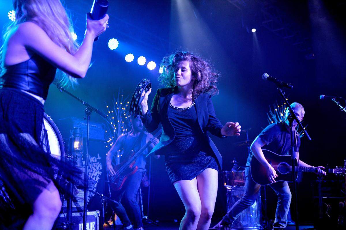 Delta Rae in concert at The Ritz in Raleigh, NC Saturday night May 9, 2015.
