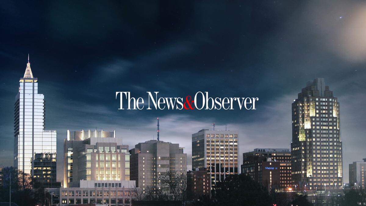 The News & Observer’s office building is part of Downtown Raleigh’s skyline.