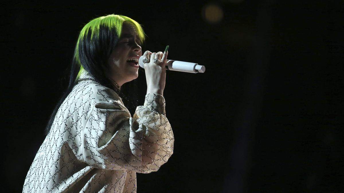 Billie Eilish performs “When the Party is Over” at the 62nd annual Grammy Awards on Sunday, Jan. 26, 2020, in Los Angeles. (Photo by Matt Sayles/Invision/AP)