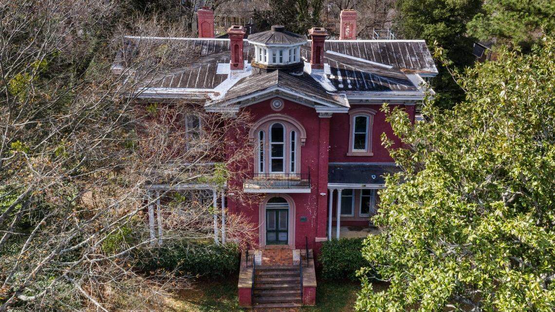 The exterior of the historic Montfort Hall in Boylan Heights.