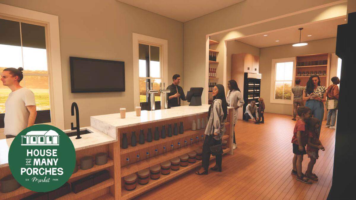 A grab-and-go market will open this spring at Dix Park as part of the Gipson Play Plaza