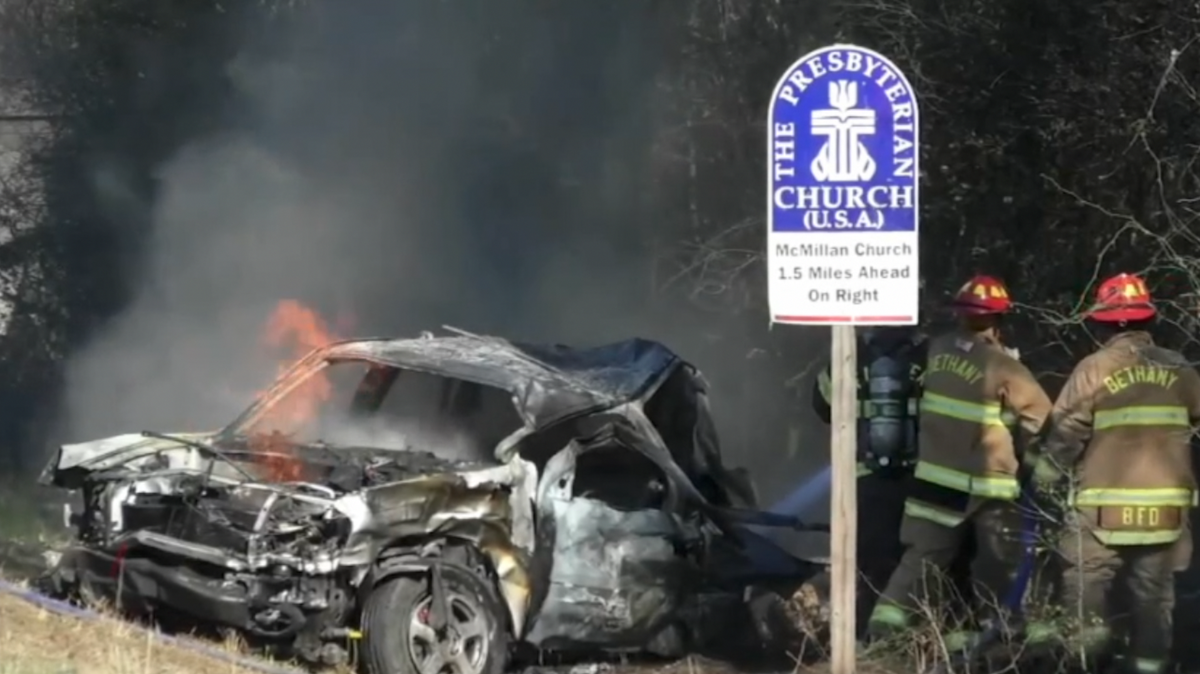 The N.C. State Highway Patrol said a driver of an SUV failed to stop at a stop sign, causing a fatal crash in Cumberland County on March 5, 2023. Five people inside the SUV died.