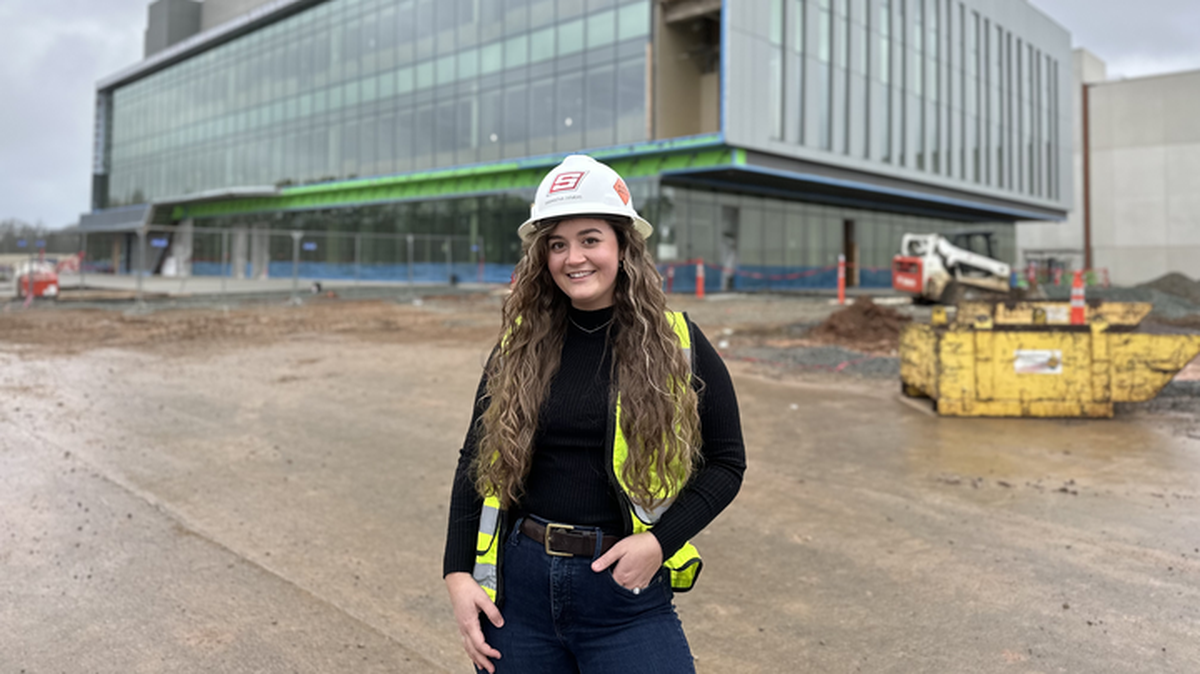 Samantha Demers is a project manager II at Samet Corporation. She’s currently working in the field in Holly Springs.