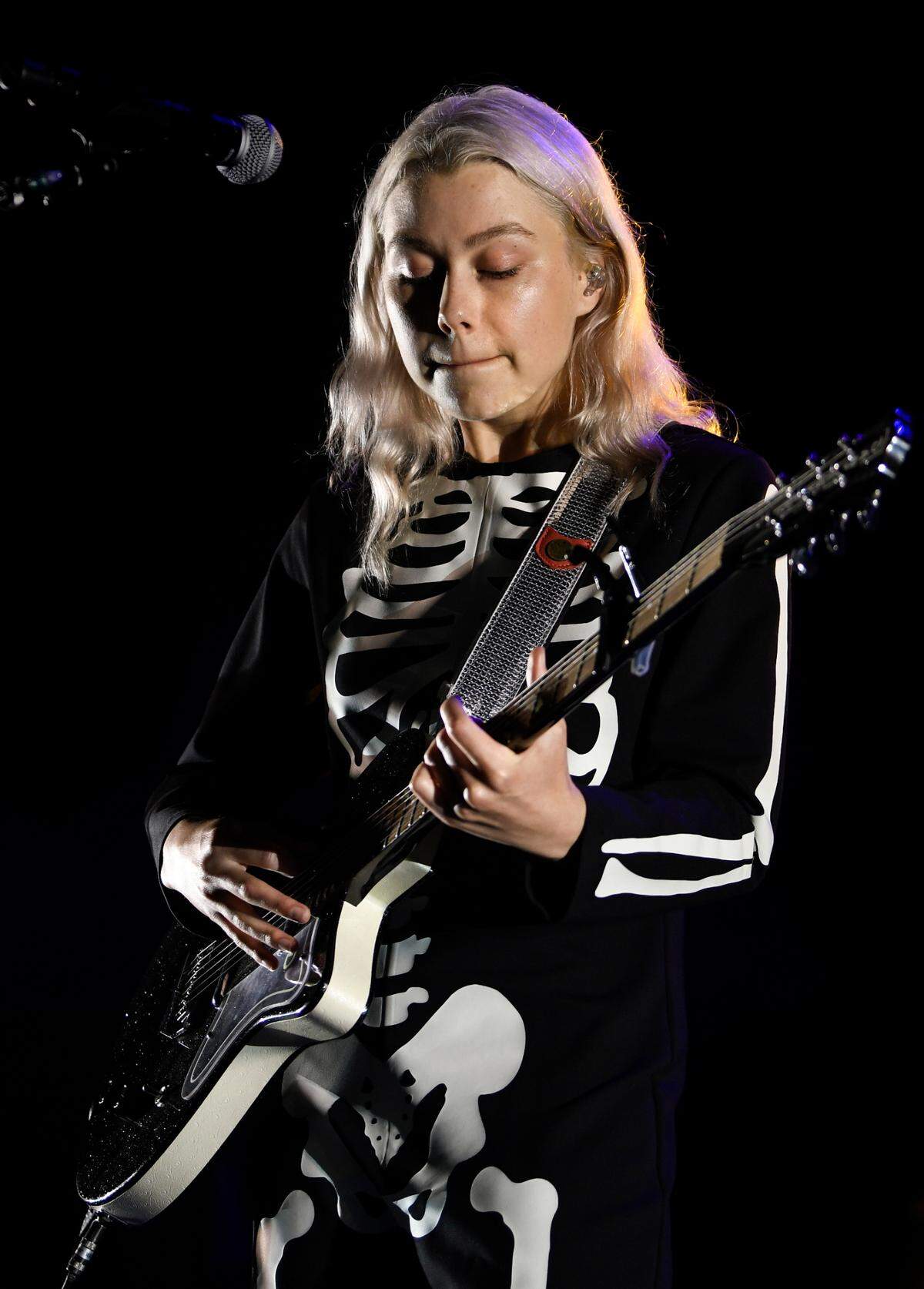 Phoebe Bridgers in concert at Raleigh, N.C.’s Red Hat Amphitheater Tuesday night, Sept. 21, 2021.