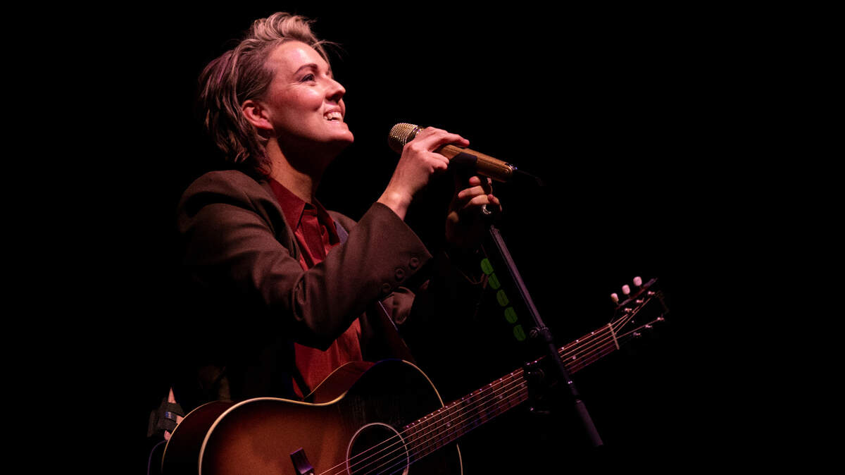 Brandi Carlile plays a special solo concert at DPAC in Durham, N.C., Friday night, Oct. 7, 2022.
