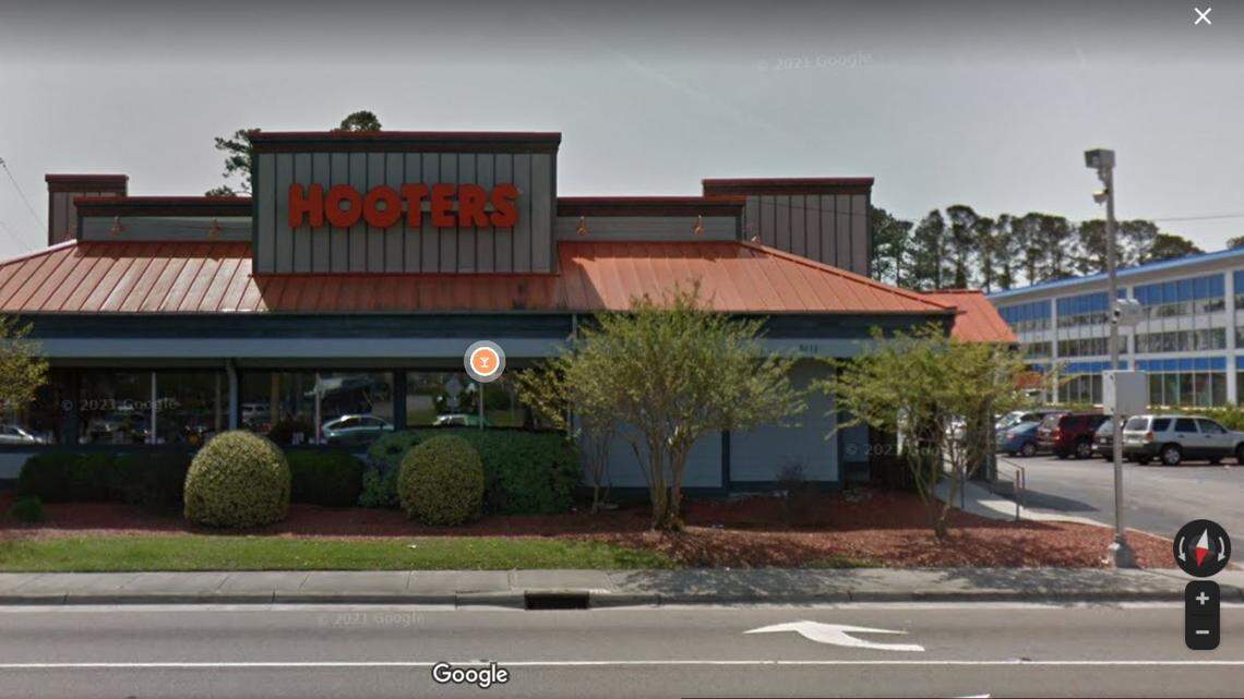 Police said a man was found with a gunshot wound following a fight at a Hooters in Wilmington, North Carolina.