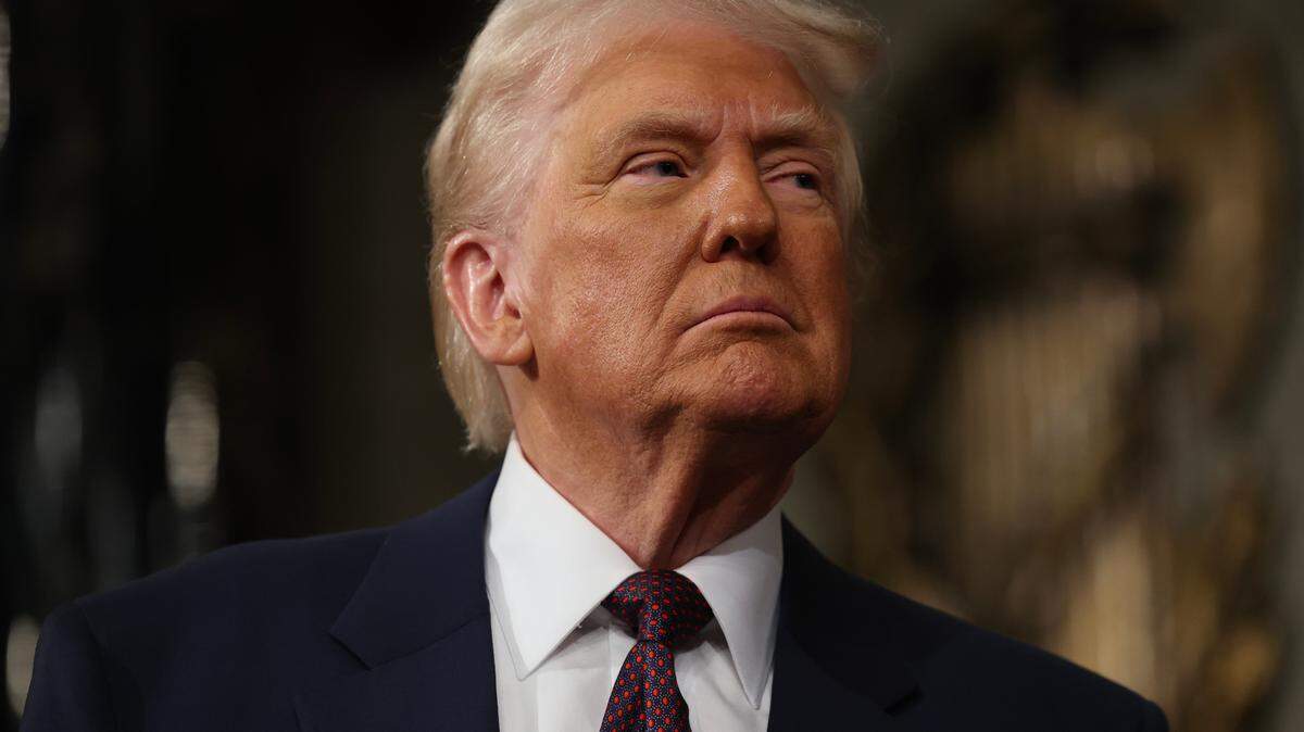 President Donald Trump addresses a joint session of Congress at the U.S. Capitol on March 04, 2025 in Washington, DC.