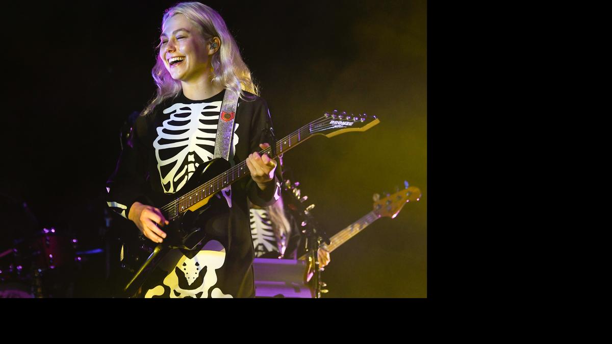 Phoebe Bridgers in concert at Raleigh, N.C.’s Red Hat Amphitheater Tuesday night, Sept. 21, 2021.
