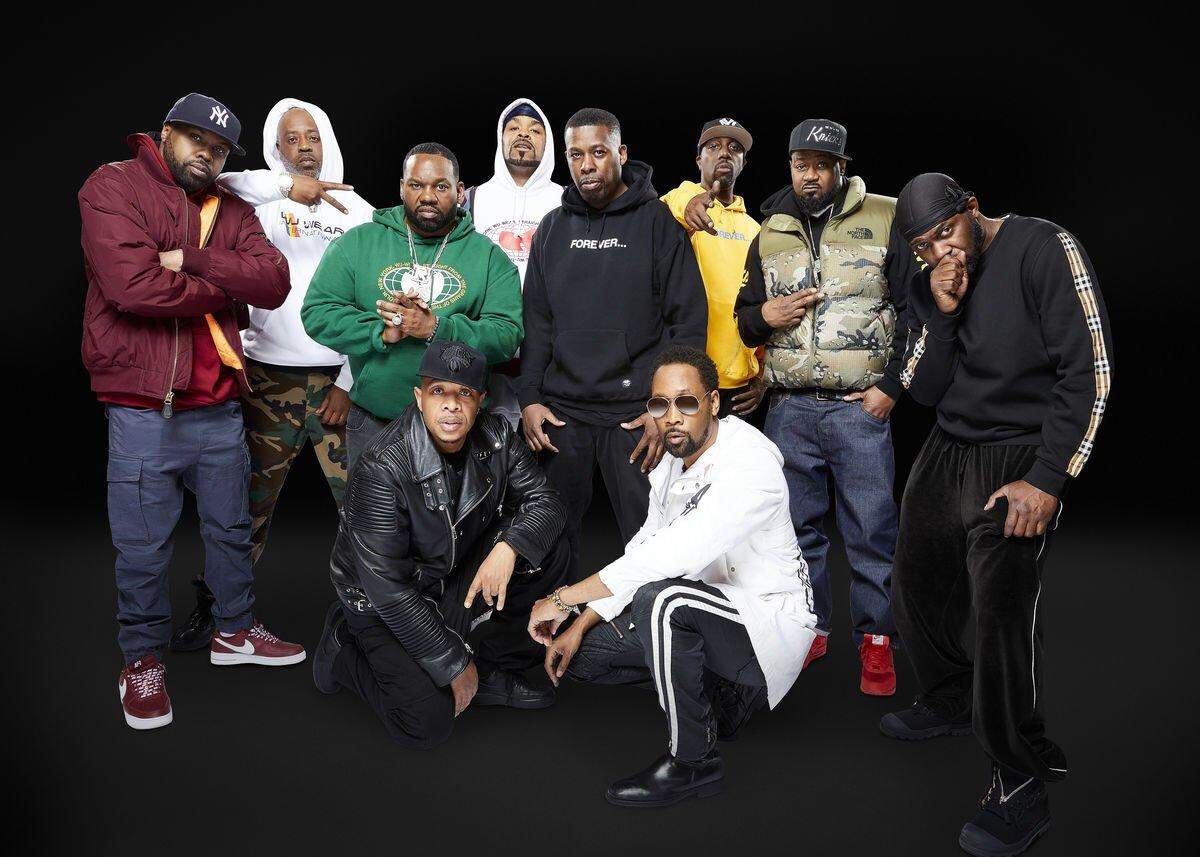 Hip-hop legends Wu-Tang Clan, pictured, and Nas will co-headline the New York State of Mind tour in summer 2022.