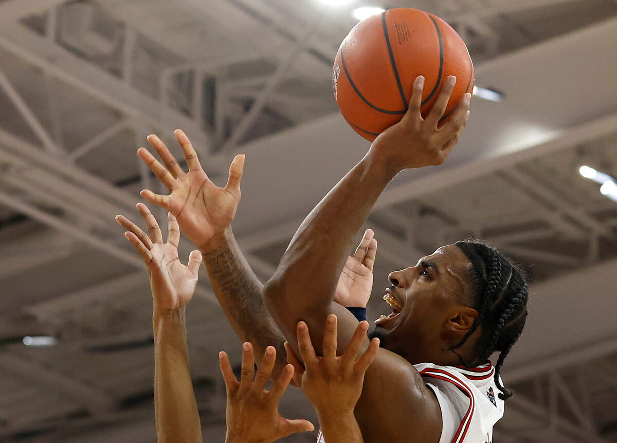 N.C. State’s Marcus Hill drives to the basket during the first half of the Wolfpack’s 66-56 win over Coppin State on Tuesday, Dec. 10, 2024, at Reynolds Coliseum in Raleigh, N.C.