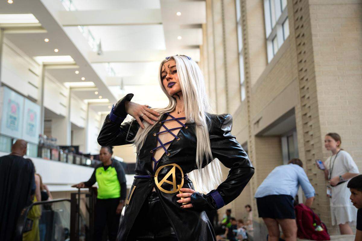 Cosplayers and comic fans celebrate Galaxycon at the Raleigh, N.C. Convention Center on Friday, July 25, 2025.