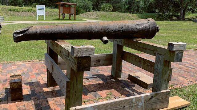 This 3,000-pound iron cannon was found in the Cape Fear River in 2016 and it is believed to be from a Spanish ship that attacked Brunswick Town in 1748, historians say.
