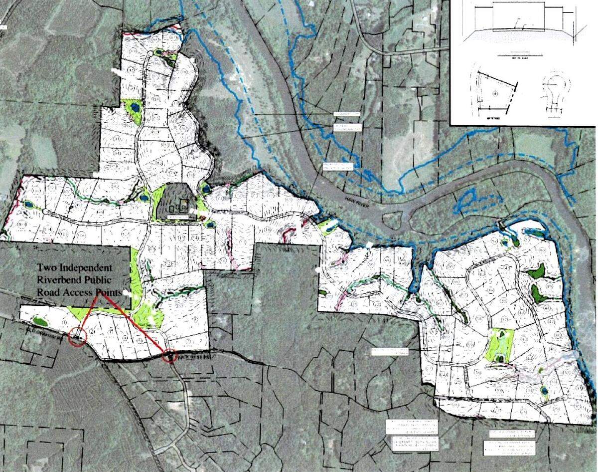 Riverbend Estates at Laurel Ridge could be developed in six phase over many years, according to developer Swain Group. The Chatham County commissioners approved the subdivision project on Monday, Dec. 15, 2025.